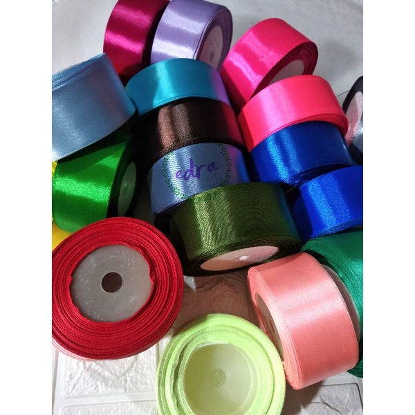 pita satin 1.5 inchi 4 cm per meter
