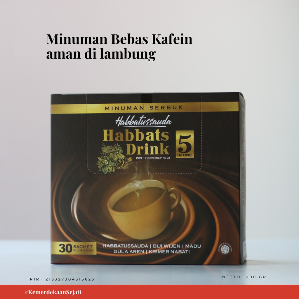 

30 Sachet Habbats Drink / Kopi Sehat / Kopi Herbal