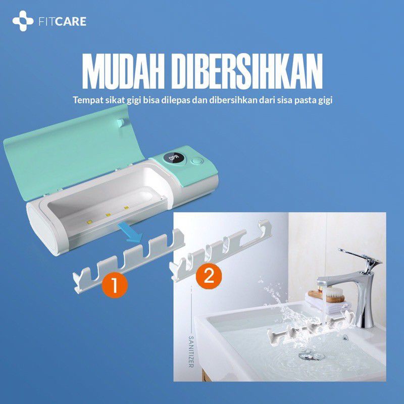 Fitcare UV Sterilizer Toothbrush Family Tempat Sikat Gigi UV