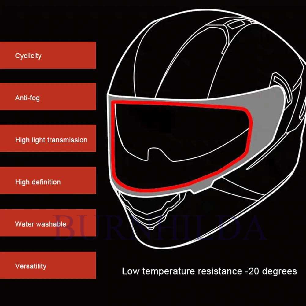 Pelindung Kaca Anti Embun Visor Helm Anti Fog 25x9cm accesoris mobil burnhilda