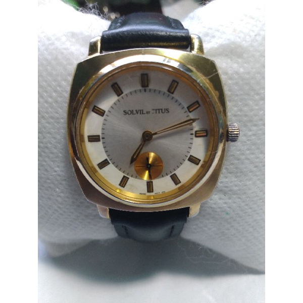 Jam Pria Quartz NET91834 Solvil et Titus original Swiss