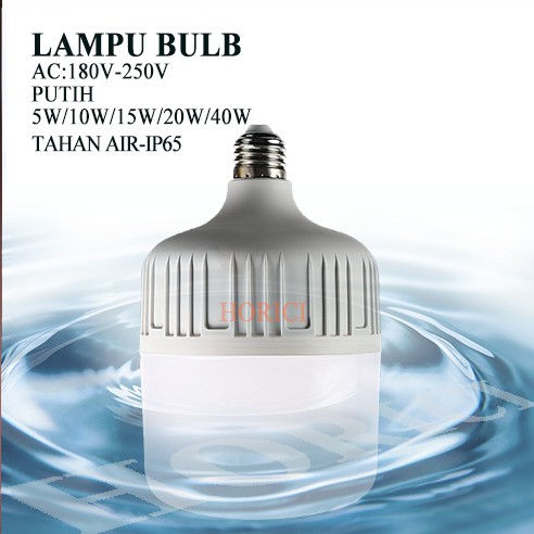 HORICI 5W 10W 15W 20W 30W 40W BOLA LAMPU LED LAMPU CAPSUL  MURAH GROSIR T PUTIH LAMPU TERANG GROSIR