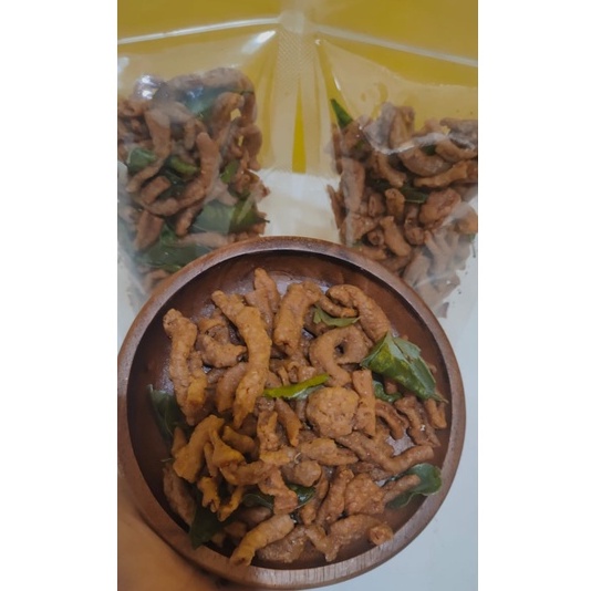 

Keripik usus ayam crispy pedas dan original berat 125 gr/Usus tepung crispy