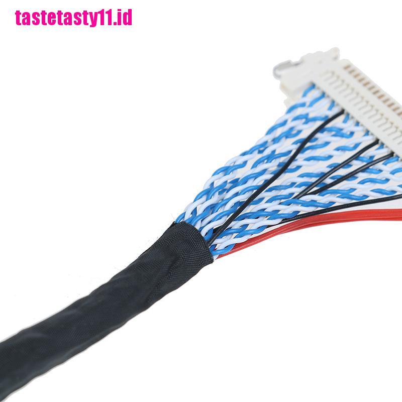 【TTID】250mm with hooks LVDS Cable FIX S8 30P double 8bit for 17-21 LCD LVDS cab