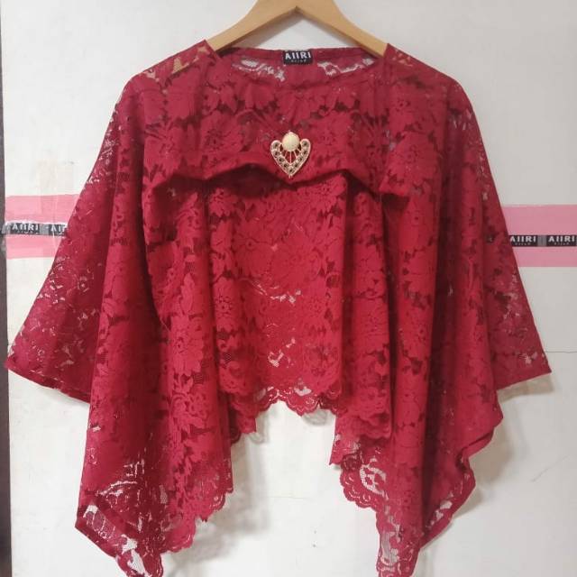 Cape/Brokat wisuda/Kebaya Wisuda/Kebaya Lamaran/Kebaya Pengantin/Kebaya simple/kebaya modern/outfit