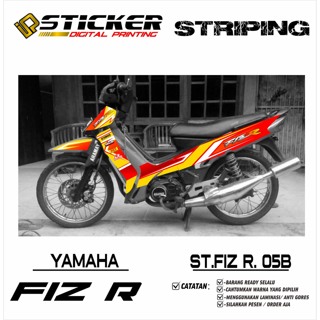 Jual Cod Stiker Motor Striping Fiz R F1Z R FIZR Motor Yamaha Motor Sticker Variasi Racing 05 Indonesia Shopee Indonesia