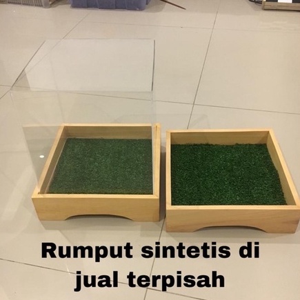 Hantaran Kayu 35x35 Plus Tutup Akrilik Box Kotak Seserahan Kayu Sama Sisi