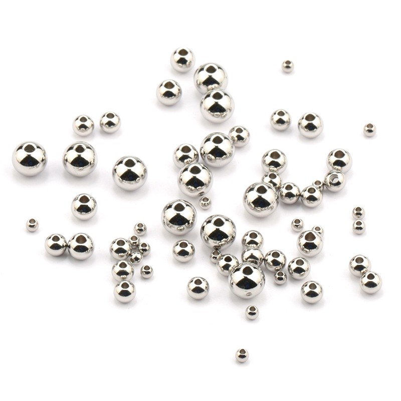 Manik Solid Stainless Steel Beads