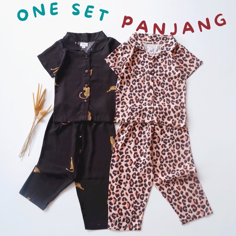 LINSKY BABY - One Set Rayon Panjang Setelan Anak Unisex Hollaby