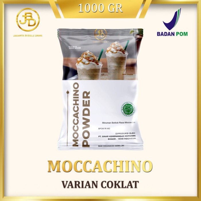 

DISKON - (BISA COD) Bubuk Minuman Premium Mochacinno 1Kg || Jakarta Bubble Drink