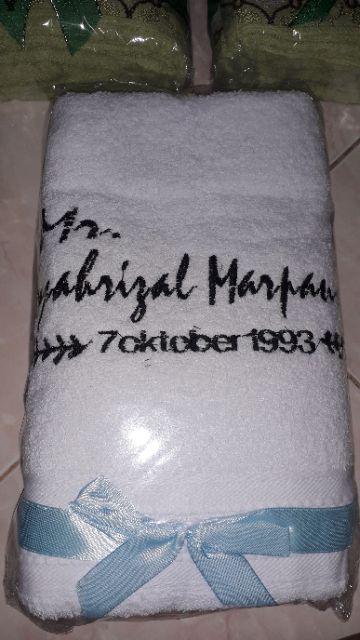 Handuk Bordir Satuan + Box