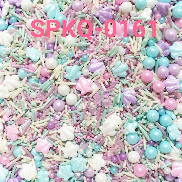 

SPKQ-0161 SPRINKLES SPRINKLE SPRINKEL 250GR KERANG WARNA PASTEL HEMAT