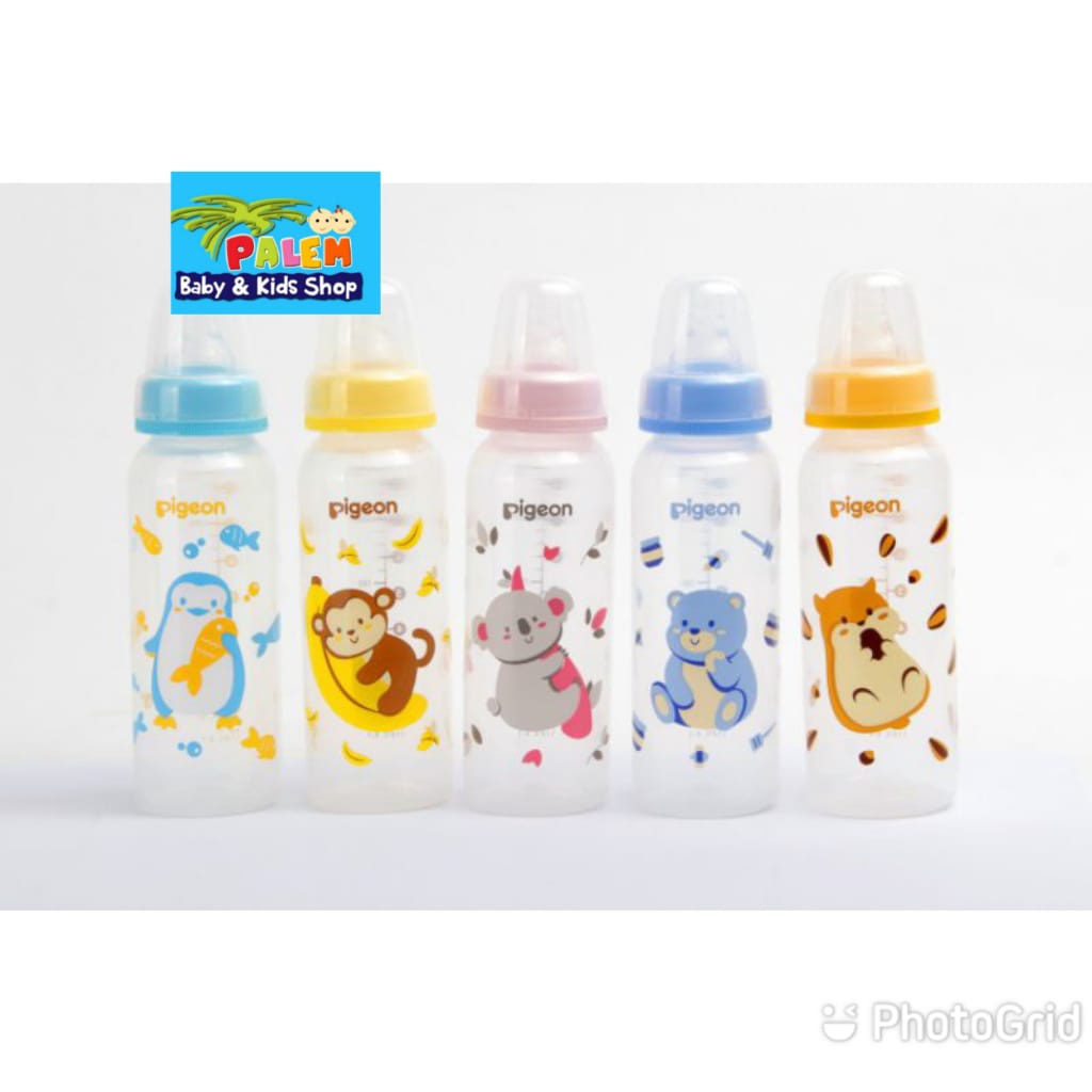 Pigeon Botol PP Std neck 120ml Bpa Free motif 9134