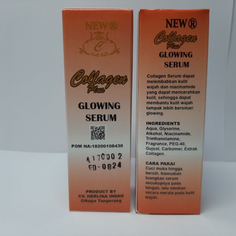 SERUM COLLAGEN PLUS GLOWING BPOM 20ML