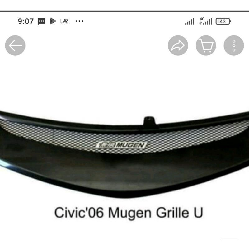 GRILL CIVIC FD 2006-2008