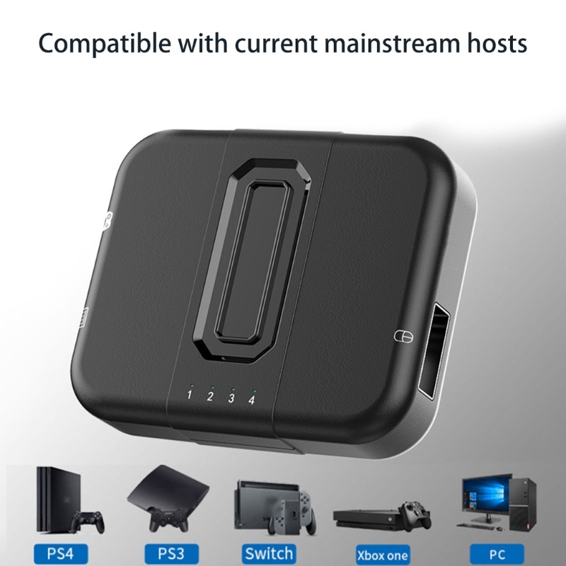 Receiver Konversi btsg Keyboard Mouse Mice Untuk Xbox One// Switch Host Plug and for Play Receiver Adapter Converter Devi