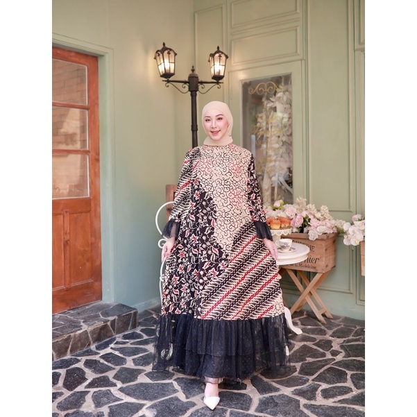 KIRAN GAMIS|GAMIS BATIK|DRESS BATIK|BATIK MODERN|GAMIS TERBARU|GIES BUTIK GAMIS|BAJU KONDANGAN