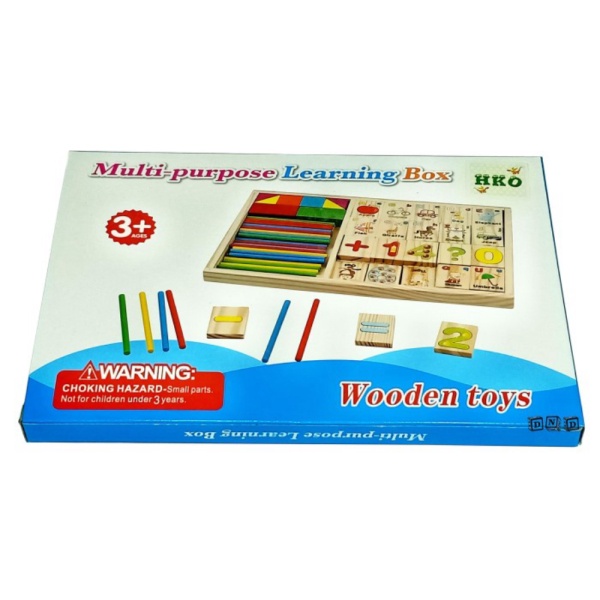 

Mainan Edukasi Anak Multi Purpose Learning Box Stick Kayu Berhitung Murah