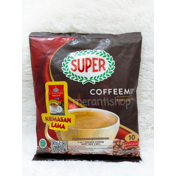 

Super Coffeemix 3in1 Isi 10pcs Malaysia / Kopi Instant Coffeemix Super Import 3in1 / Minuman Serbuk Kopi 3in1 / Coffee Mix / Kopi Mix / Kopimix Instant