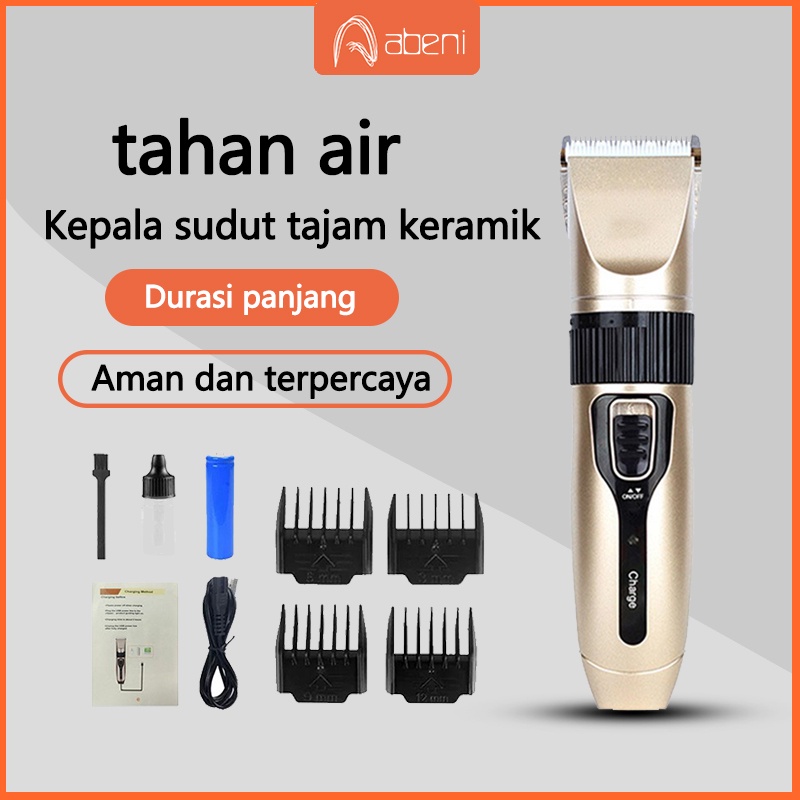 Abeni Alat Cukur Rambut Elektrik Clipper Profesional Hair Clipper Gunting