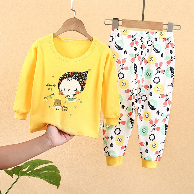 Hansen Gallery COD Setelan Baju Tidur Anak Baju Jumper Pyama Anak Korea Import HG 033