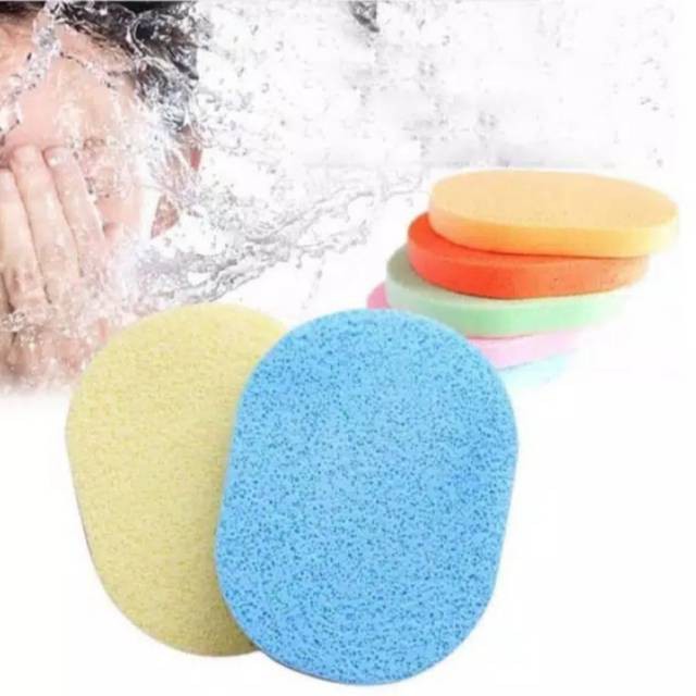 Spons Cuci Muka Spons Pembersih Wajah Facial Mask Sponge