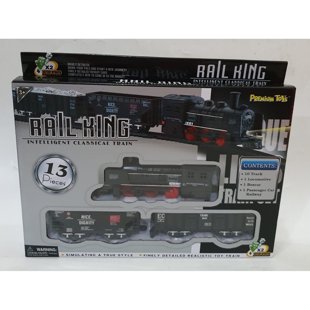 MIANAN ANAK REL KERETA API RAIL KING ISI 13 PCS no. 17572