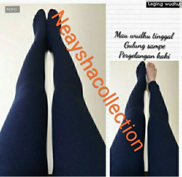 Legging wudhu neaysha collection bahan spandek rayon super kwalitas premium..