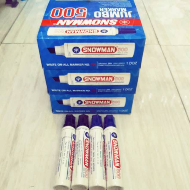 

Spidol Snowman Permanent 500 Jumbo