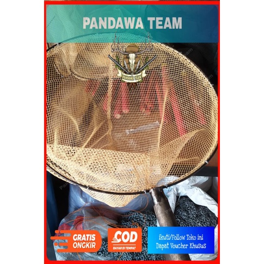 SEROKAN BUAT IKAN BAHAN NILON KUNING JUMBO