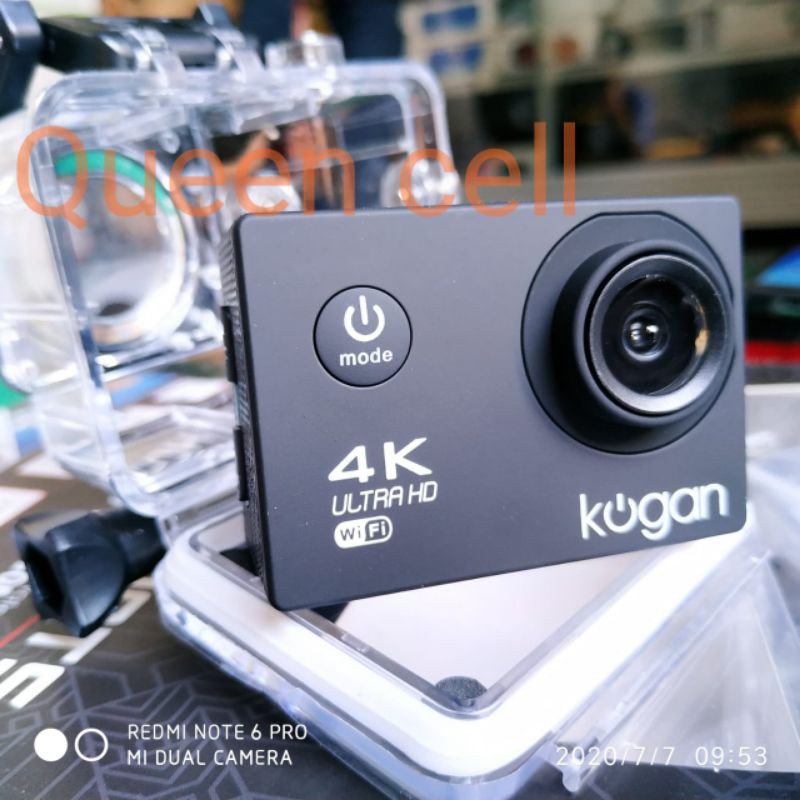 Kamera Video Action Cam Kogan Wifi 35Mp 1080p Full HD Lensa Cembung