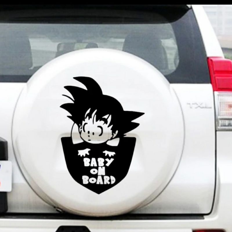Cutting Sticker Stiker Mobil Bayi Kartun Stiker Kaca Bodi Mobil Termurah