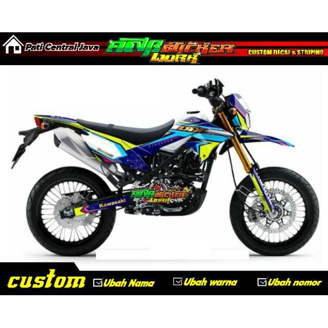 Decal kit Klx D-Tracker full body - decal sticker Klx D-Tracker full body