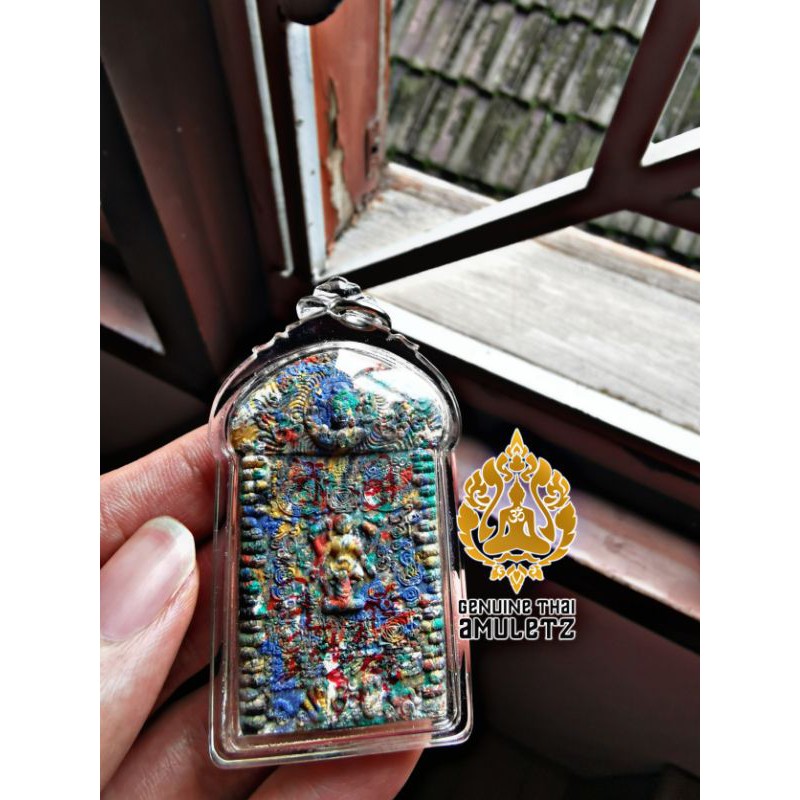 Palakit Shape of Mae Yong Meng & Palakit King + Super Yant 2558BE- Ajahn Morn Wat Jang & Ajahn Daeng