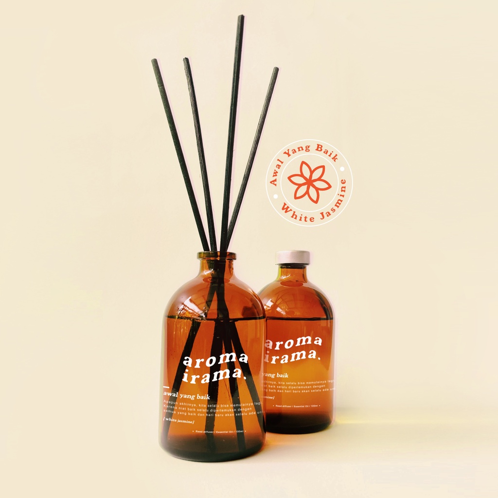 Aroma Irama // Awal Yang Baik // Reed Diffuser // 100ml // 120ml-100 ml