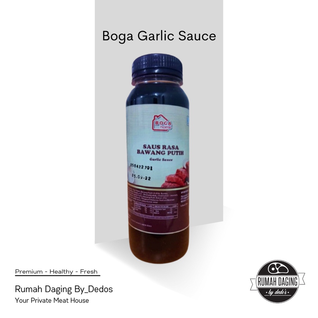 

BOGA GARLIC SAUCE | BUMBU DAGING SAUS DRESSING