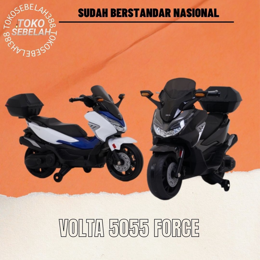 Mainan Anak Motor Aki FORCE - VOLTA 5055 - silver