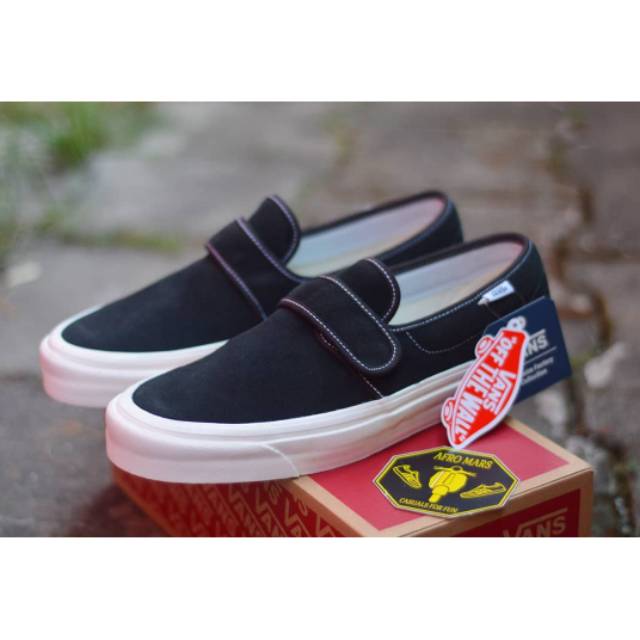 Vans Anaheim 47V DX - Black/White (Suede) not vault og classic pro decon style 36 slipon oldskool