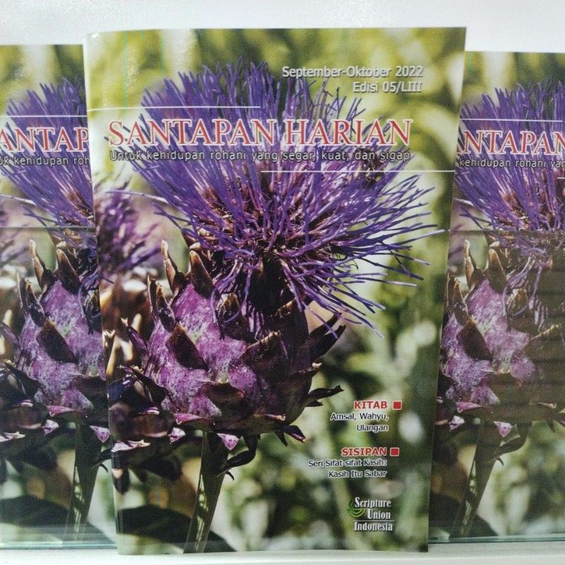 Buku Renungan Harian Santapan Harian Bulan September Oktober 2022