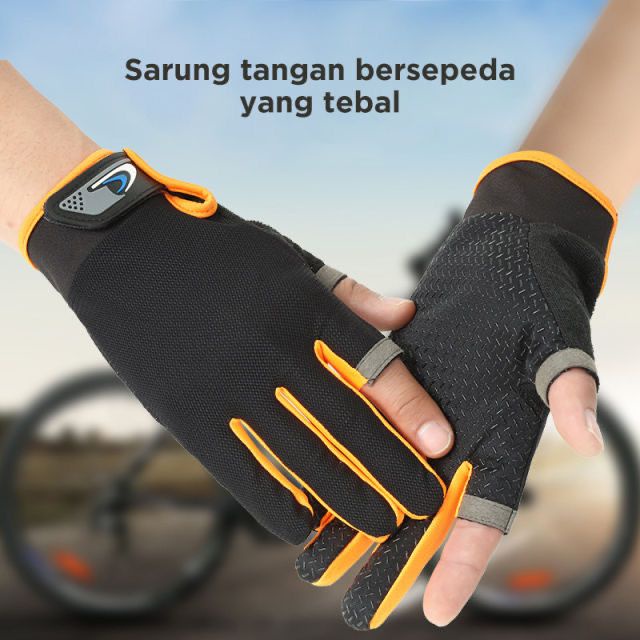 SARUNG TANGAN BERSEPEDA SARUNG TANGAN MOTOR ANTI SLIP VD