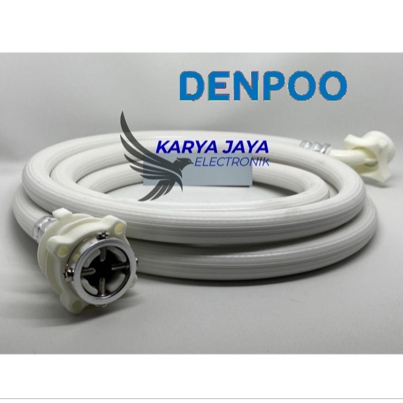 Selang Mesin Cuci 1 Tabung Denpoo / Selang Water Inlet Masuk Air Mesin Cuci Denpoo