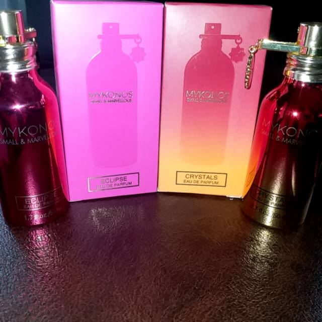 Parfum MYKONOS EDP 50 ML varian Crystal & Eclipse (Preloved)