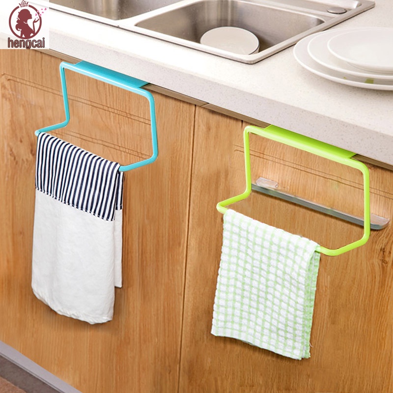 Kitchen  Organizer Towel Rack Hanging Holder  Bathroom Cabinet Cupboard Hanger