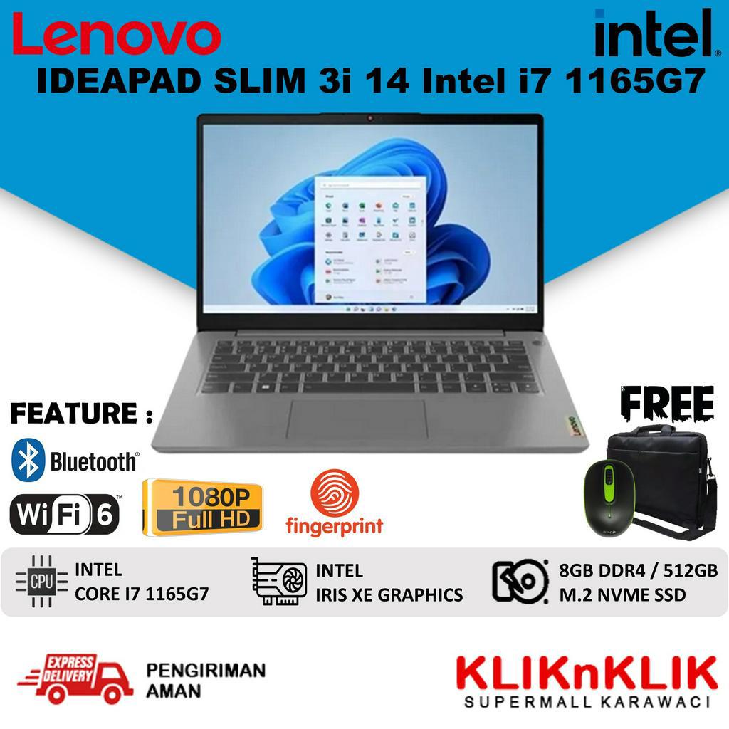 Lenovo Ideapad Slim 3i 14 Intel i7 1165G7 Ram 20Gb 1Tb SSD W11 14.0 Inch FHD