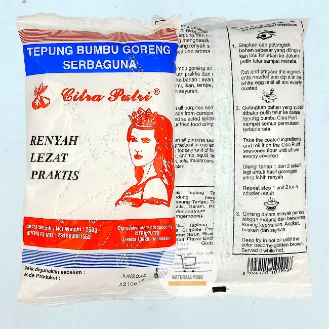 

Tepung Bumbu Ayam Goreng Citra Putri - Tepung Putri 250gram