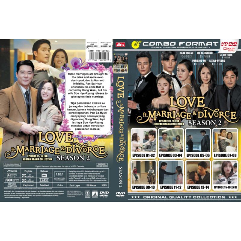 kaset koleksi drama korea love marriage & divorce  season 2