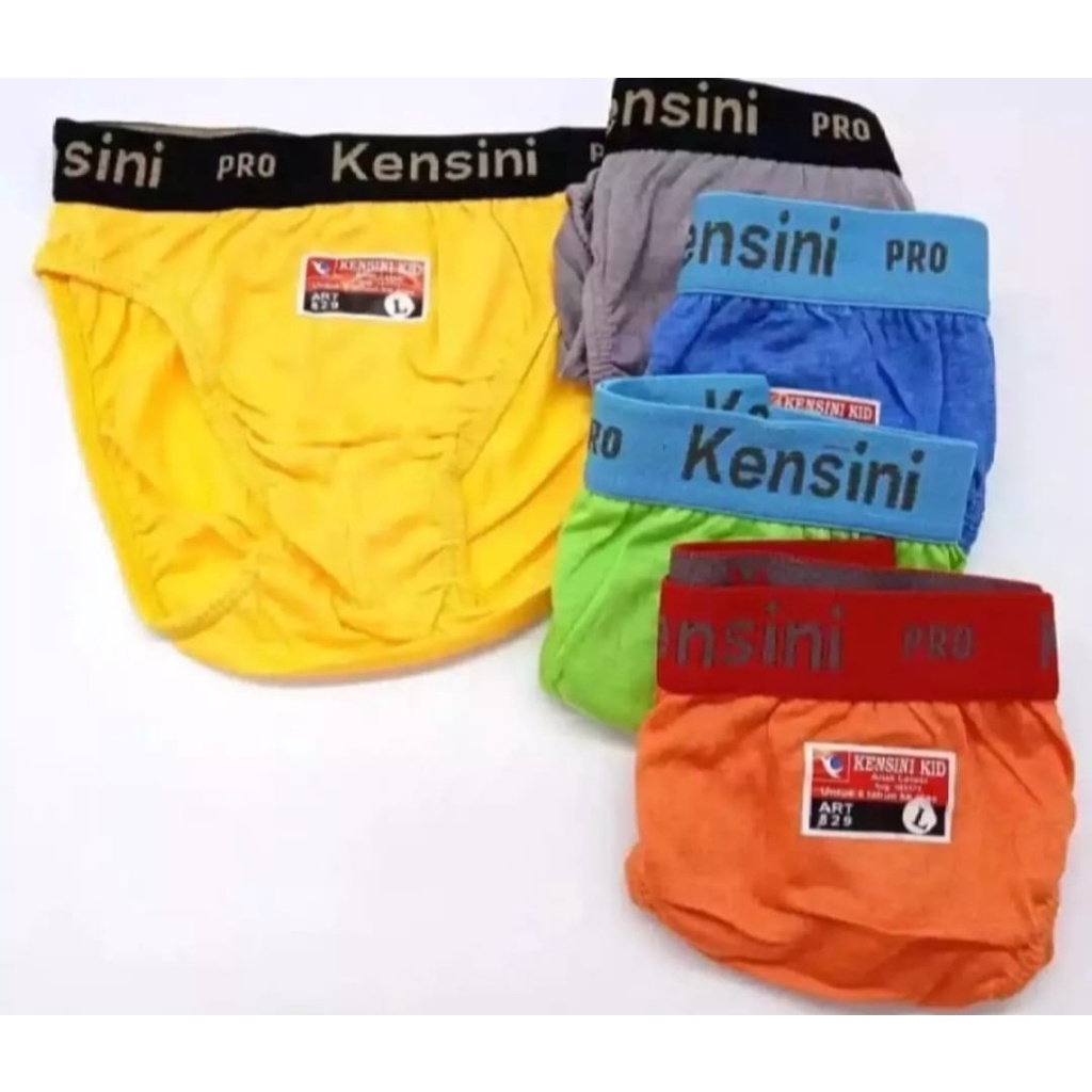 3 Pcs Dan 6 pcs Celana Dalam Anak Laki-Laki Karet Boxer Kensini/Celana Dalam Anak Cowok/CD Anak Multiwarna