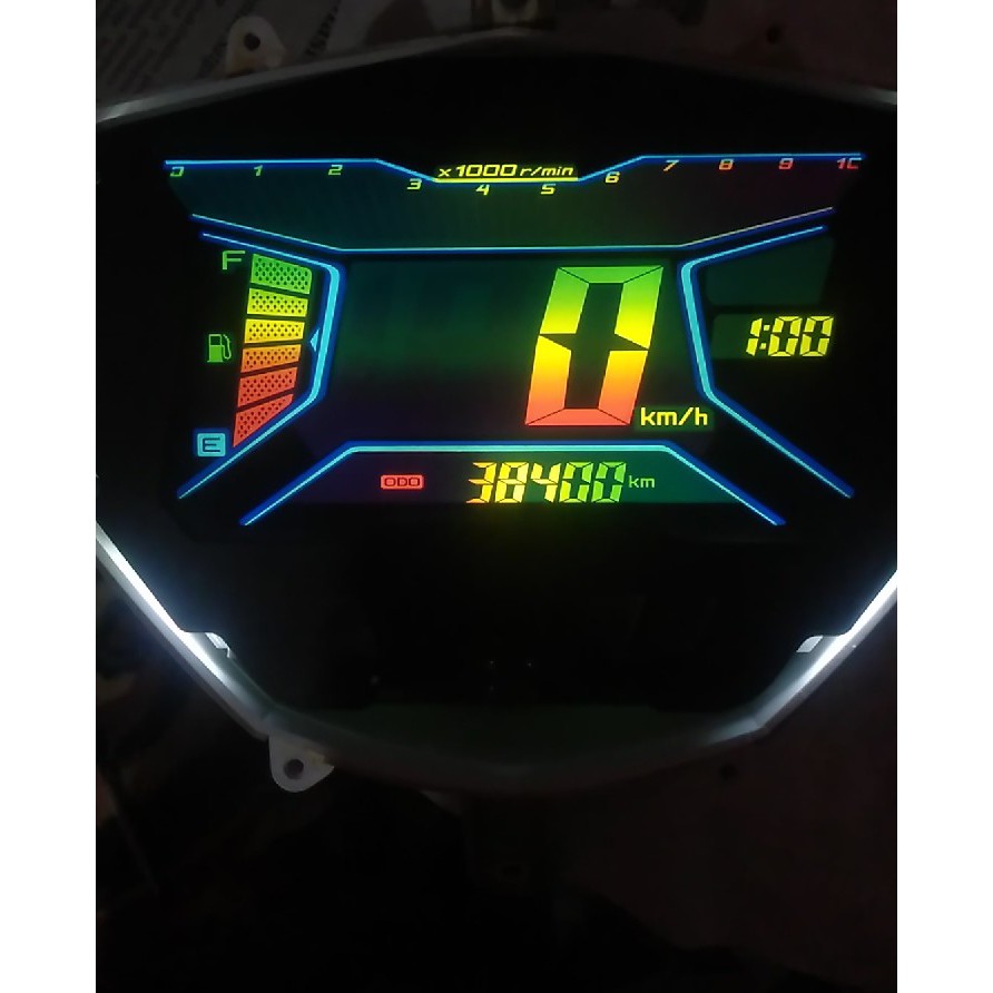 SUNBURN STIKER  LCD SPEEDOMETER YAMAHA AEROX vva/LEXI 150 VVA