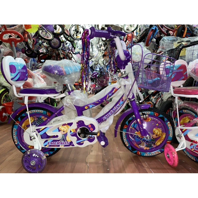 SEPEDA MINI ANAK EMERSON 12 INCH WARNA UNGU