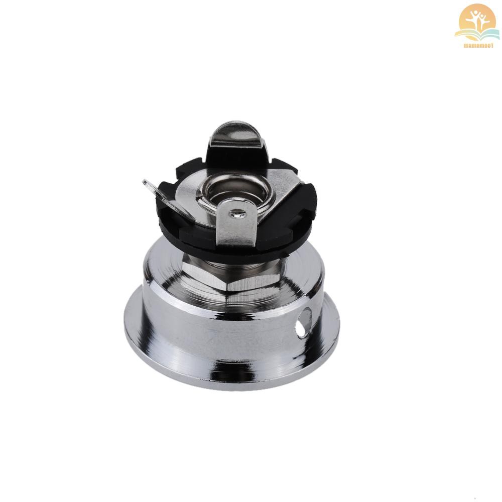Jack Plug Socket Output Plate 6.35mm / 1 / 4 &quot;Dengan Sekrup Untuk Gitar Elektrik Telecaster Tl